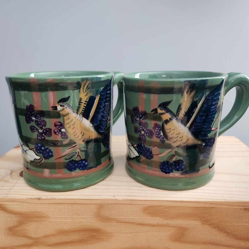 Beloved Country Ceramic Bird Nature Mug By Tracy Porter Set Of 2